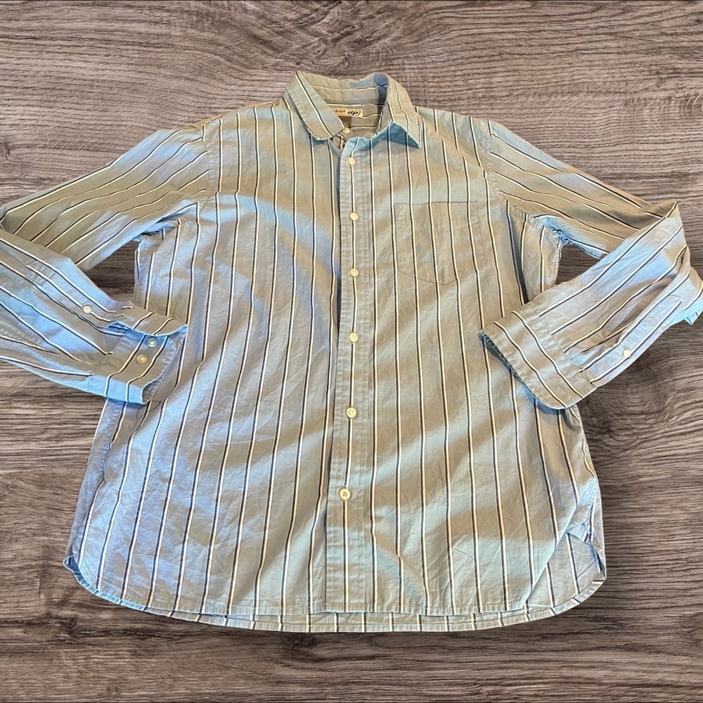 Urban Pipeline Up Men’s Vintage Inspired Button Up Shirt Large NWT